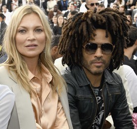 Lenny Kravitz with his ex-girlfriend Kate