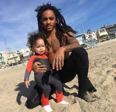 Corde Broadus with his son Zion