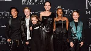 Shiloh Jolie-Pitt with her family