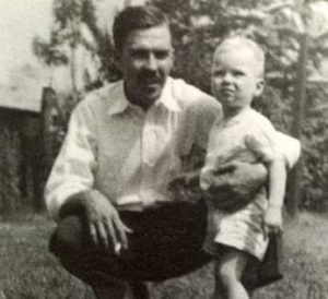 Ted Turner with his father