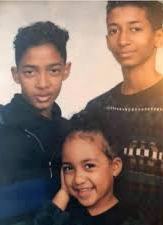Samantha Smith with her brothers