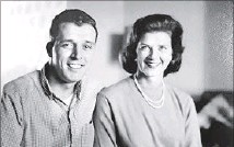 John Meehan with his sister