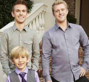 Chase Chrisley with his brothers