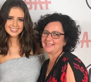 Jess Conte with her mother
