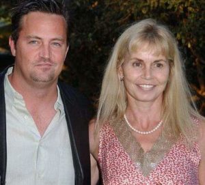 Matthew Perry with his mother