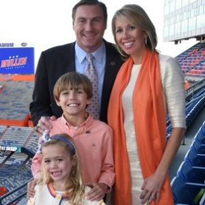 Megan Mullen with her husband & kids