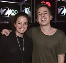 Charlie Puth with his sister