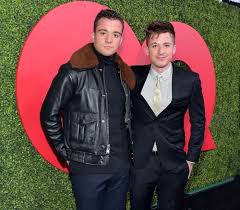 Charlie Puth with his brother