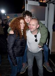 Noah Jupe with his parents