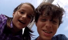 Annie LeBlanc with her brother