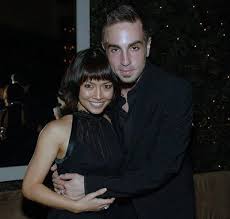Amanda Rodriguez with her husband