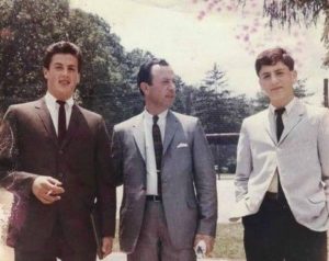 Sylvester Stallone with his father & brother