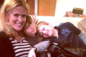 Alex McCord with her sons