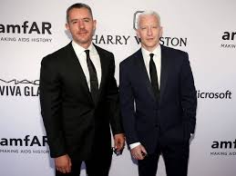 Anderson Cooper with his ex-boyfriend Benjamin