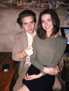 Cole Sprouse with his ex-girlfriend Bree