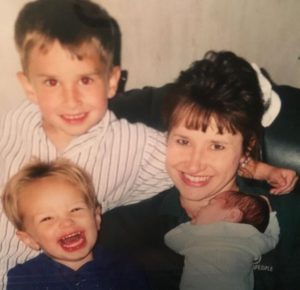 Jake Webber with his family