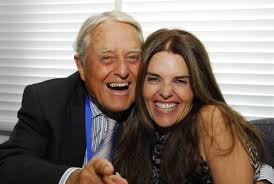 Maria Shriver with her father