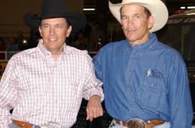 George Strait with his brother