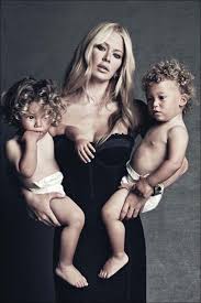 Jenna Jameson with her sons