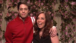 Pete Davidson with his mother