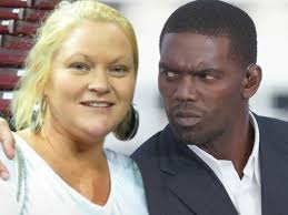 Randy Moss with his ex-girlfriend Libby