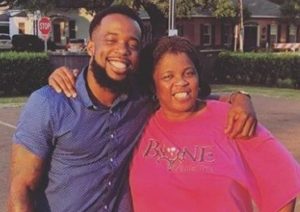 Cash Nasty with his mother