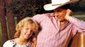 George Strait with his daughter