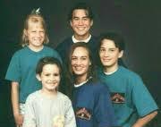 Brendon Urie with his family