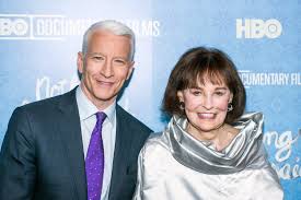 Anderson Cooper with his mother
