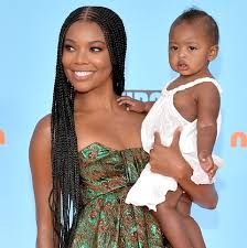 Gabrielle Union with her daughter