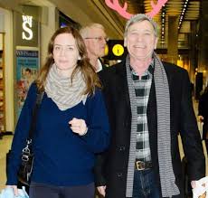 Felicity Blunt with her father