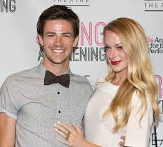 Grant Gustin with his ex-girlfriend Hannah