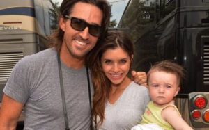 Jake Owen with his ex-wife Lacey & daughter