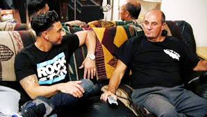 Pauly D with his father