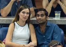 Aziz Ansari with his girlfriend Serena