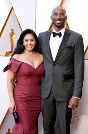 Kobe Bryant with her wife