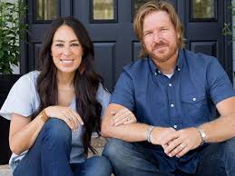 Joanna Gaines with her husband