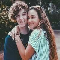 Jack Avery with his girlfriend