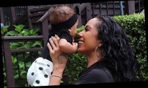 Erica Mena with her daughter
