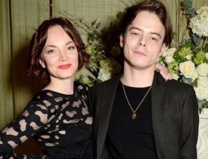 Charlie Heaton with his sister