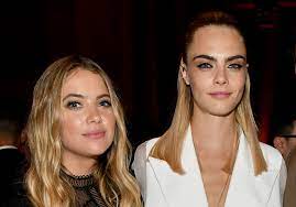 Cara Delevingne with her girlfriend Ashley