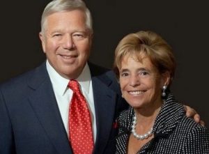 Robert Kraft with his late wife