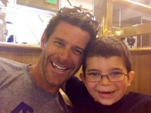 Slade Smiley with his son