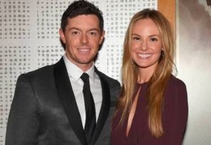 Erica McIlroy with her husband