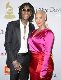 Wiz Khalifa with his ex-wife Amber