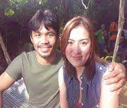Manny Pacquiao with his ex-girlfriend Ara