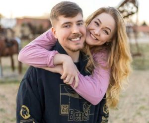 Mr Beast with his girlfriend