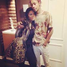 Wiz Khalifa with his ex-girlfriend Deelishis
