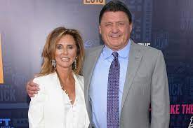 Kelly Orgeron with her husband Edward James