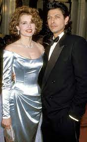 Geena Davis with her ex-husband Jeff